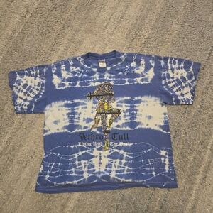 Vintage Jethro Tull Living With The Past Y2K 2002 Tour Shirt Adult XL RARE